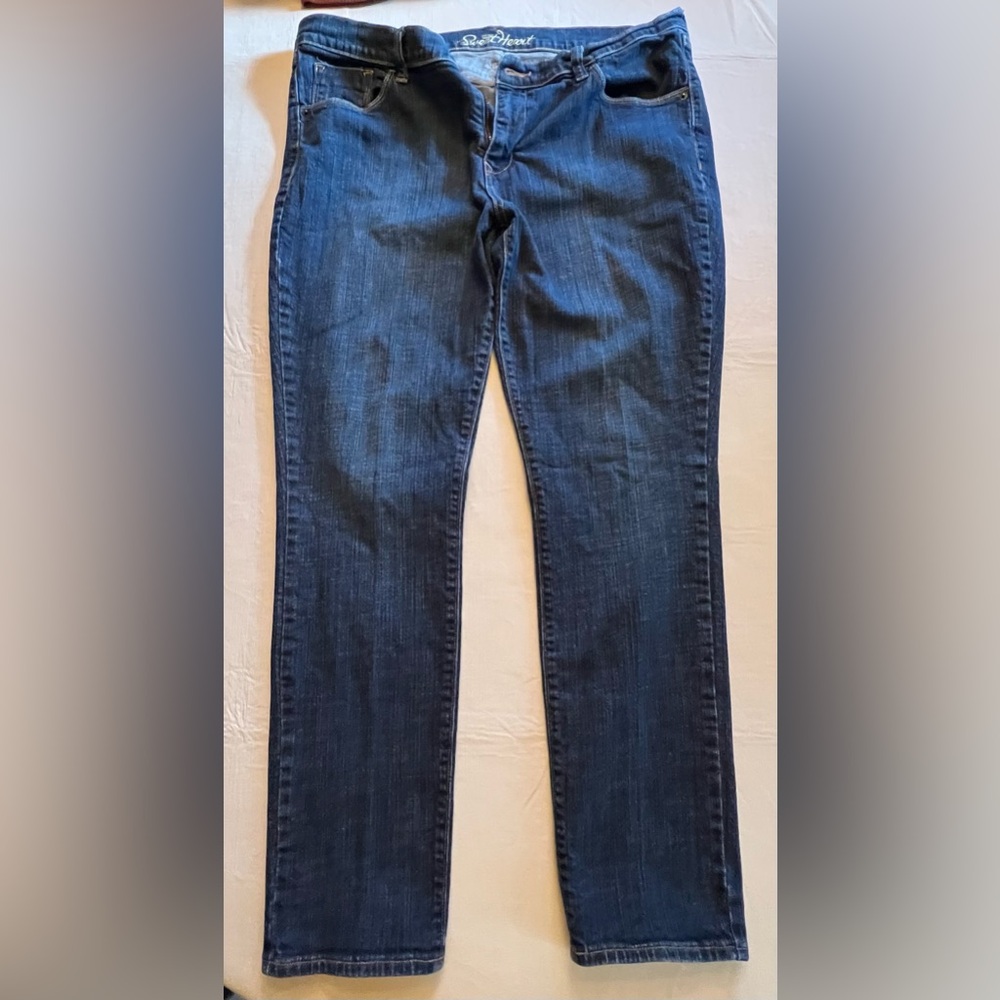 Women’s Old Navy 16W Blue Jeans Khaki Mid Rise Pant Bundle - Picture 6 of 9